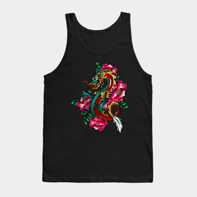 Colorful Dragon Tank Top by MimicGaming